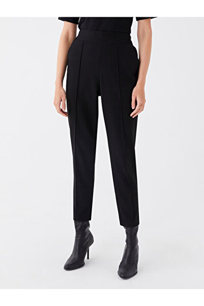 LC Waikiki Women's Elastic Waist Straight Trousers