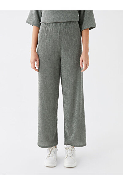 LC Waikiki Slim Fit Women's Trousers with Elastic Waist