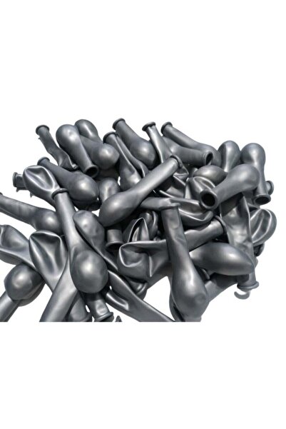ebru parti evi 5 Inch Silver Mini Balloon 10 Pieces