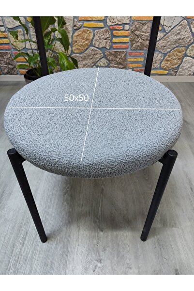 COVER TEKSTİL YENI MODEL SANDALYE KILIFI OTURMA 50X50 AGAÇ KABUĞU