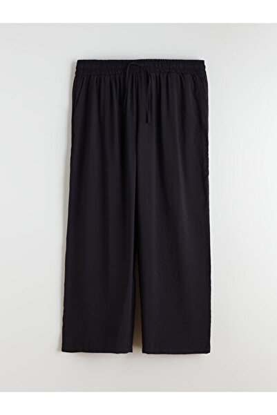 LC Waikiki Wide Leg Women's Trousers with Elastic Waist