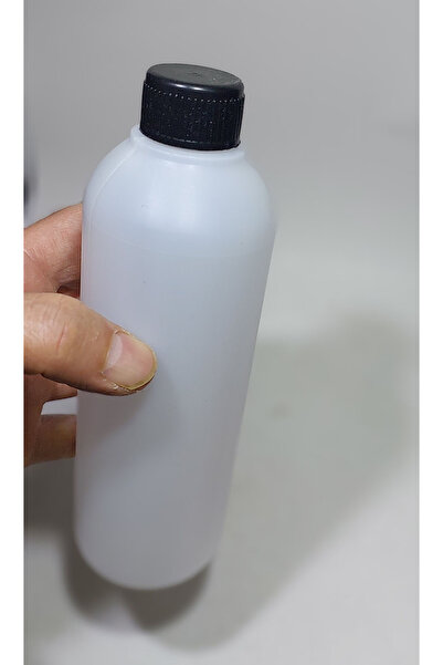 dercam 500 Cc Düz Model Pet Şişe - Siyah Kapaklı - 500 Ml Boş Pet Şişe (1 Ade...