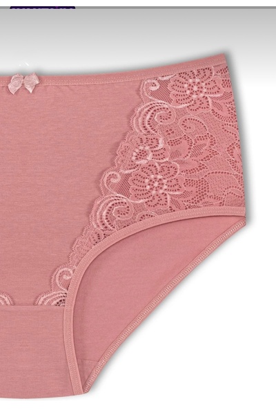 YOYYO Chiloți din bumbac pentru femei Battal Lenjerie de corp cu detalii din dantelă
