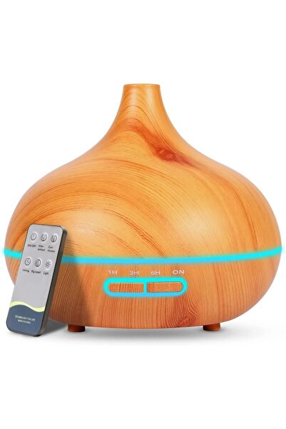 SONX Aroma Difüzörü Gece Işığı 7 Led Hava Nemlendirici Kumandalı Buhar Makinesi 500 ml