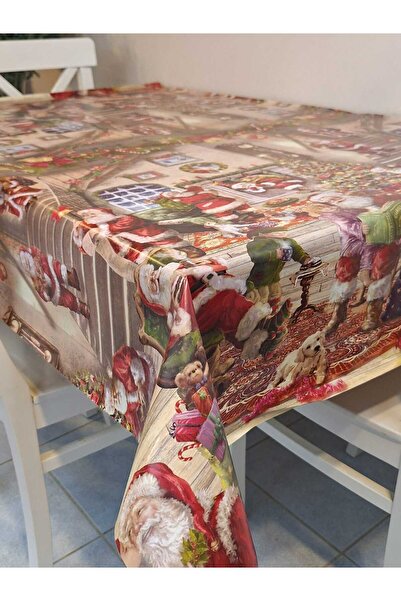 Başak Ev Tekstili Fiber PVC Oilcloth - Patterned Removable Tablecloth