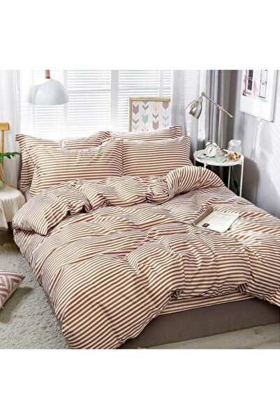 CumparaMisim Double bed linen, satin cotton, classic sheet, 4 pieces