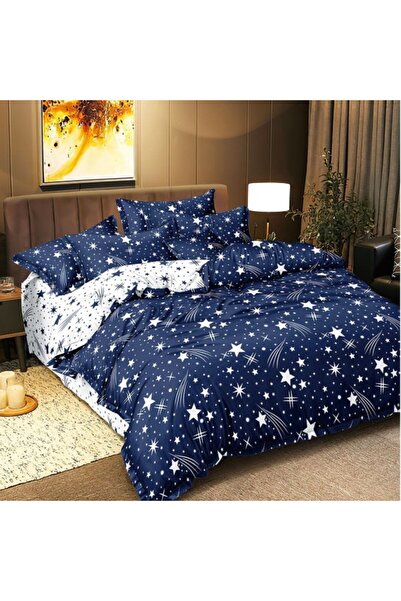 CumparaMisim Double bed linen, satin cotton, classic sheet, 4 pieces