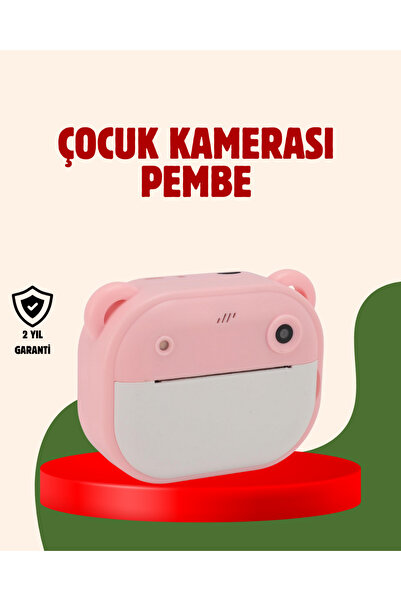 KESGİN MARKET ® Çocuklar İçin Şipşak Yazıcı Kamera 24MP HD Çift Lensli Termal Baskılı