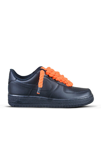 Nike Air Force 1 Low Custom Rope Laces Orange Pulse-Light Orange Thick Lace