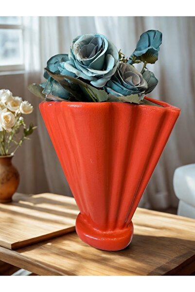 İki Cadı Tasarım مزهرية ديميت غونكا متوسطة الحجم، سيراميك