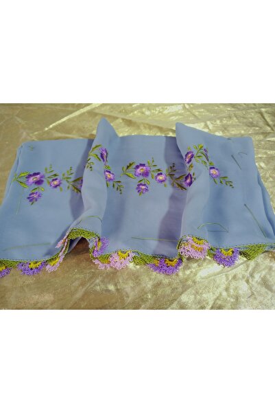 hoaryage Broderie lucrată manual Brodat cu ac Brodat Husă de rugăciune Cutie de zestre Mevlit Hijab țesătură creponată 145x75 Cm