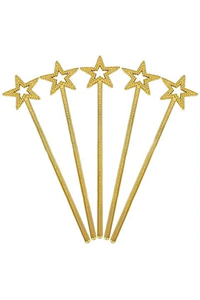 Generic Brand Baghetă Zână Steaua Culoare Aurie Baghetă Zână 34 Cm 1 Buc