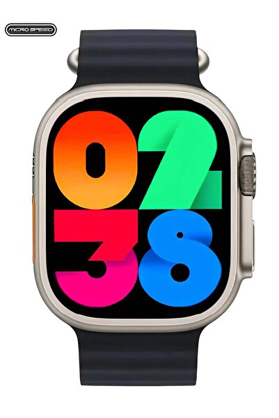 Micro Speed Smart Watch HW69 7in1 Health Fitness Tracker 49mm - Multicolour