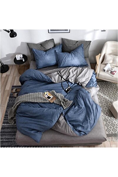 CumparaMisim Double bed linen, satin cotton, classic sheet, 4 pieces