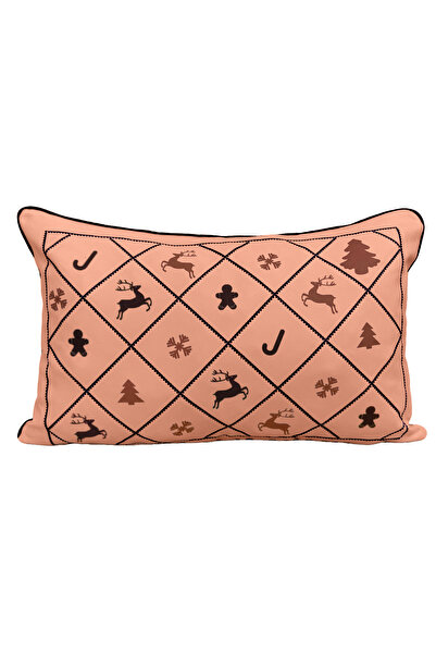 Alacastore New Year Christmas Throw Pillow Cover Pine Tree Deer Snowflake Mel...