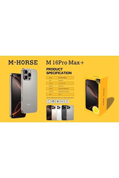 M HORSE M-Horse M16 Promax 256GB 12GB RAM - Titanium