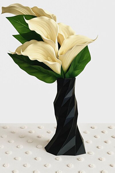 bycaeldesign Modern Black Vase