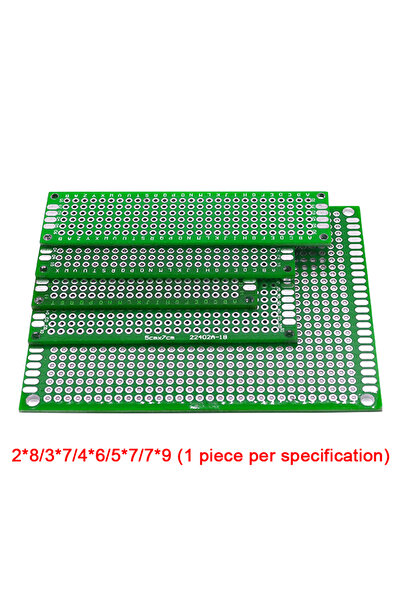 Choice4 مجموعة من 5 قطع خضراء، 6 ألوان، مقاسات 2×8/3×7/4×6/5×7/7×9 سم، لوحة د...