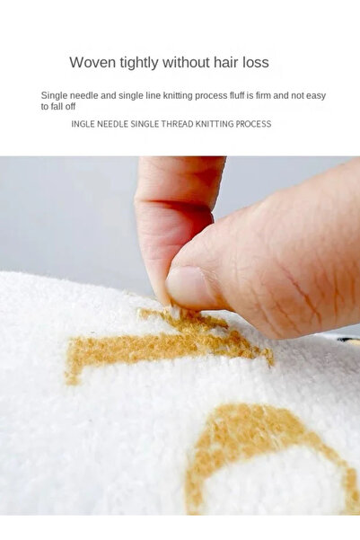 Generic Bath Mat Super Absorbent Stain Resistant Quick-Dry Earth Bath Rug with Rubber Anti-Slip Base