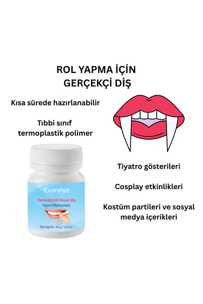 Parti Dişleri Yapım Malzemesi – Termoplastik Boncuklarla Cosplay ve Halloween Dişleri