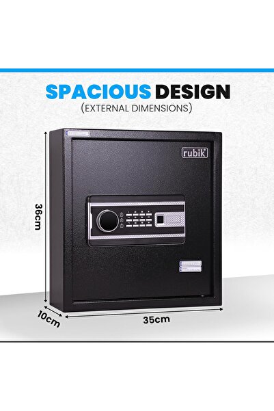 RUBIK Digital Key Storage Cabinet (36-Key Capacity) RBS34EW - Black