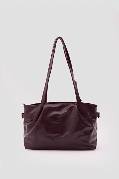 Shule Bags Bybo Vintage Shoulder Bag Plum