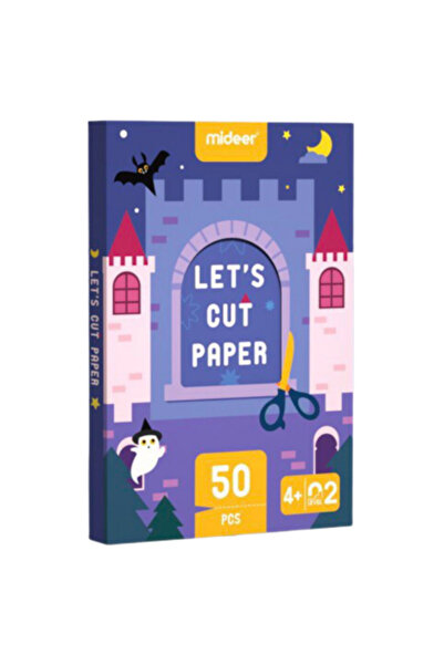 Mideer Σετ δραστηριοτήτων με ασκήσεις κοπής και περικοπής χαρτιού, Ας κόψουμε...