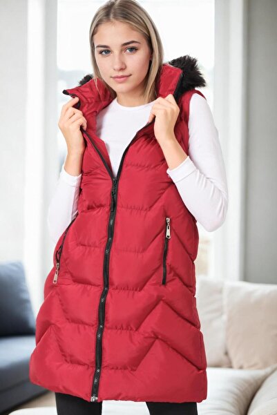 Dewberry Z9761 Vest-Bordo