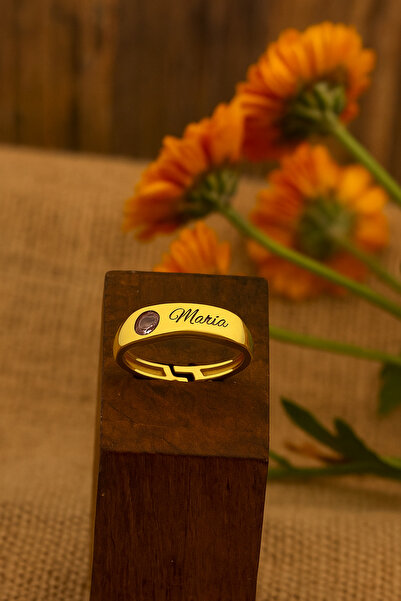 Soleildor 925 ayar Orijinal Gümüş Kişiye Özel Doğum Taşlı Kişiselleştirilmiş ...