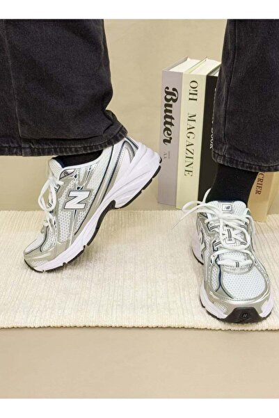 New Balance 740 Casual Sneakers White/Black/Silver For Men/Women/Students