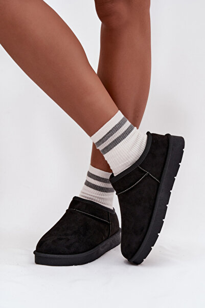 BOTO Women's snow boots with fur lining in black Serenne 41