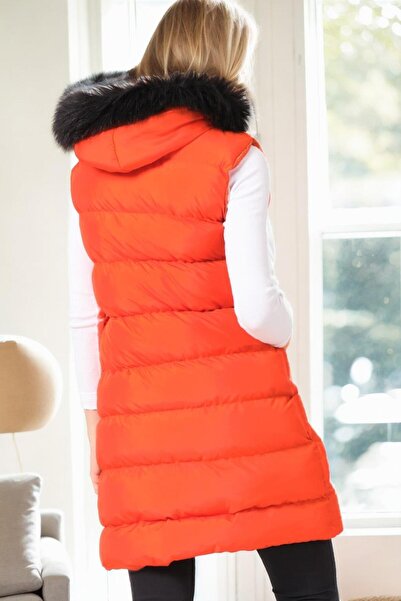 Dewberry Z9761 Vest-Orange