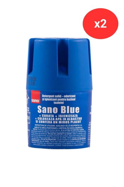 Sano Odorizant pentru toaletă Bazin Blue 150 de grame
