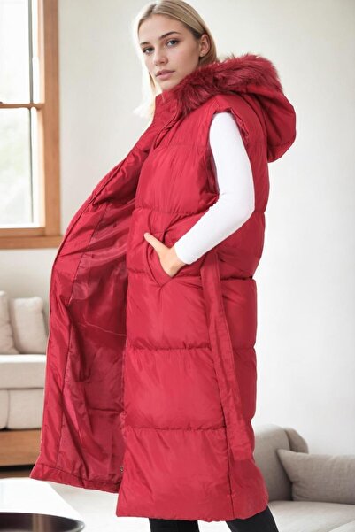 Dewberry Z8744 Vest-Bordo