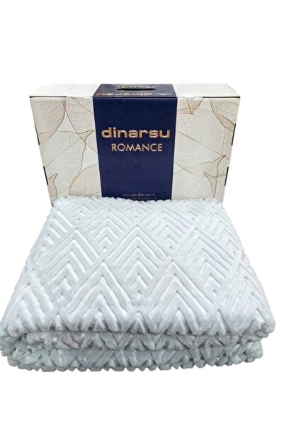 Dinarsu ΚΟΥΒΕΡΤΑ ΜΟΝΟΚΑΤΑΛΟΓΗΣ ROMANS EMBOSS ΓΚΡΙ