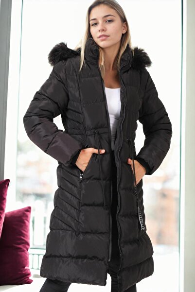 Dewberry Z9758 معطف-أسود