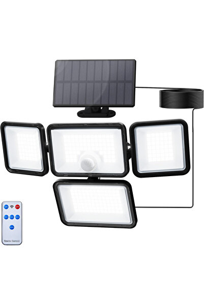 OEM Solar floodlight with 247 LEDs. IP 65, 4 modes, 270° lighting angle, remo...