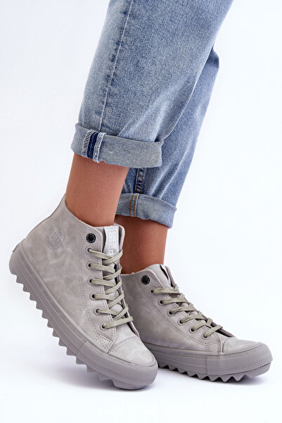 Big Star Shoes Women's sneakers big stars warm gray GG274070 41