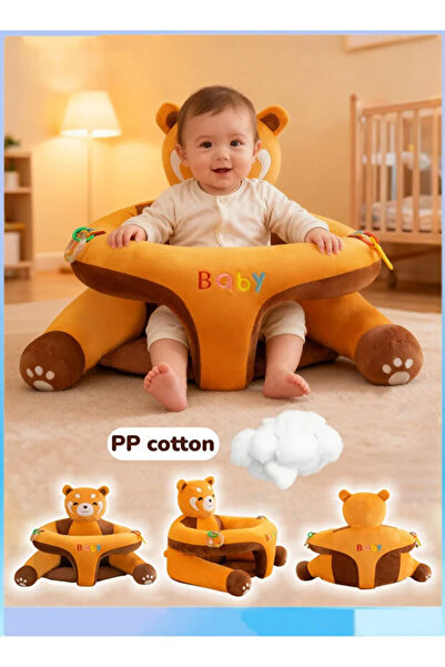 Generic Baby Sitting Chair,Baby Support Seat Chair,Cartoon Cute Baby Chair,Baby Comfortable Floor Seat(Bear)