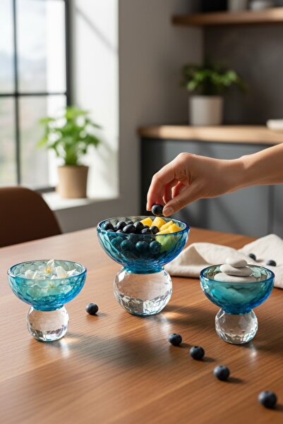 ROY KING KRİSTAL LOKUMLUK AÇIK MAVİ ORTA BOY