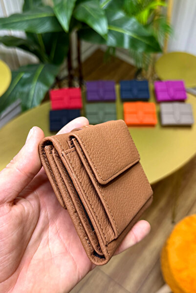 CüzCan Lily Taba Genuine Leather Women's Wallet Is Polite, Stylish and Convenient