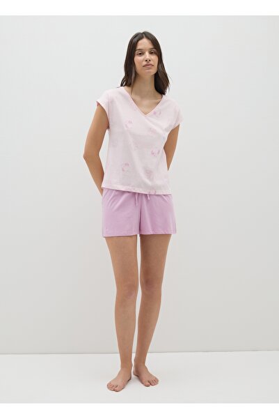 Ovs Women's pink pure cotton regular fit pyjama set