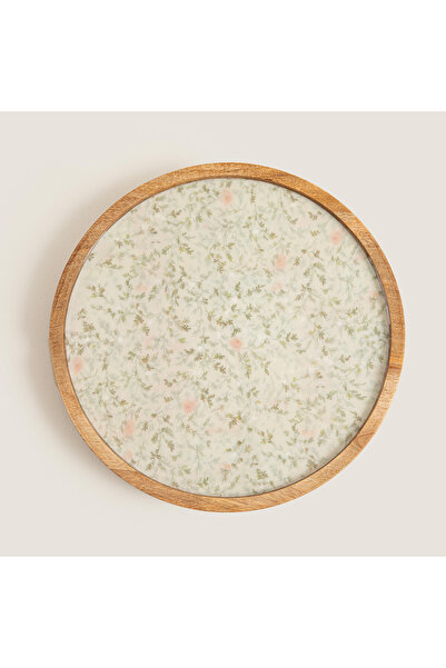 Chakra Carina Sunum Tabağı 30cm Natural