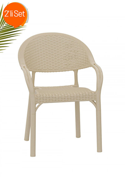 RETRO ART Holiday Bambu Sandalye 2’li Set