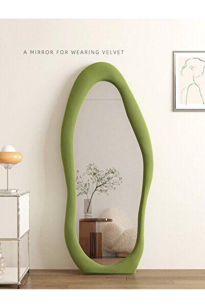 KEKE مرآة خلع الملابس كاملة الطول على شكل مانجو 80 × 180 سم