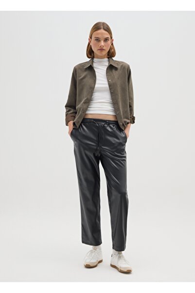 Ovs Black stretch blend leggings