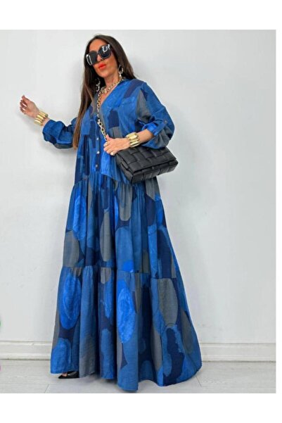 stellacloset Nardin Dress – Deep Color and Flowing Elegance