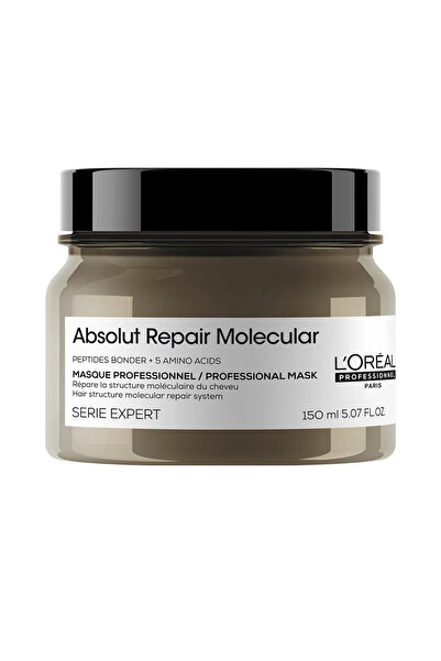 L'oreal Professionnel Μάσκα για την αναδόμηση των ταλαιπωρημένων μαλλιών L'oreal Professionnel ABSOLUT REPAIR MOLECULAR 150 ml