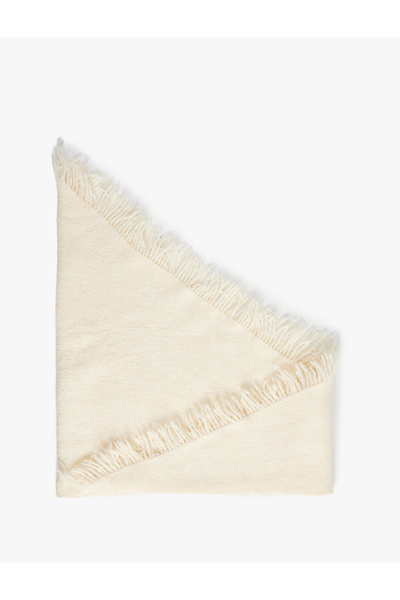 Koton Square Tassel Soft Textured Shawl