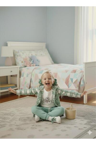 Amur 3-Piece Girl's Set Made of Cotton